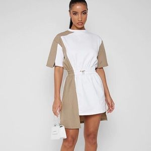 Pinstripe T Shirt Dress, Manière de Voir, UK SIZE 12 (US SIZE 8),